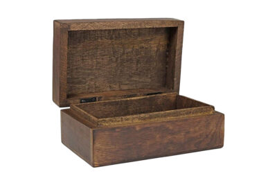 Wooden Box with Lid Rustic