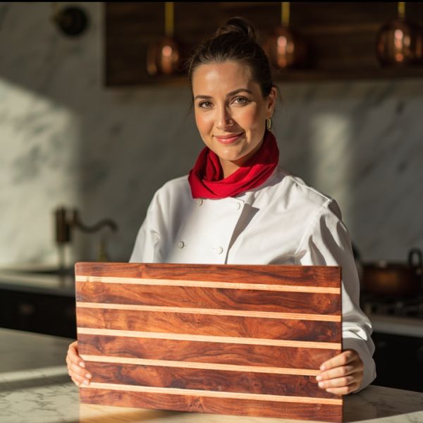 Black Wood Cutting Board
